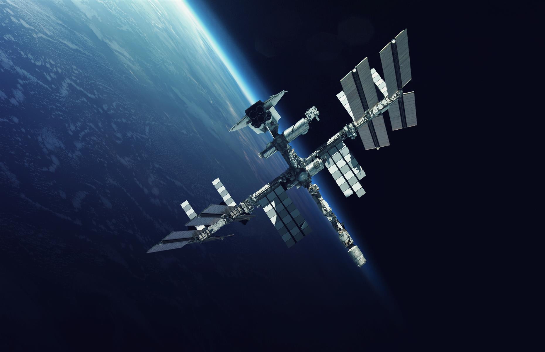International Space Station: share of $150 billion (£115bn) 